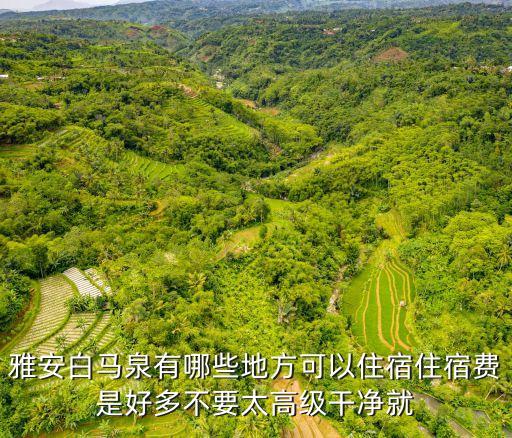 雅安白馬泉有哪些地方可以住宿住宿費(fèi)是好多不要太高級(jí)干凈就