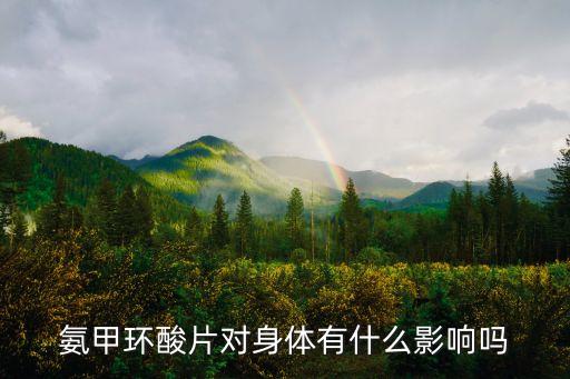 氨甲環(huán)酸片，氨甲環(huán)酸片對身體有什么影響嗎