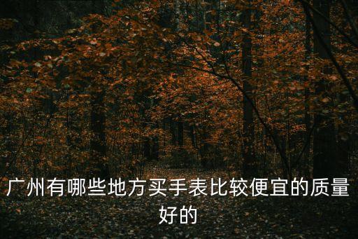 廣州十三行特價手表，廣州有哪些手表市場哪里批發最低價任何牌子的表都行