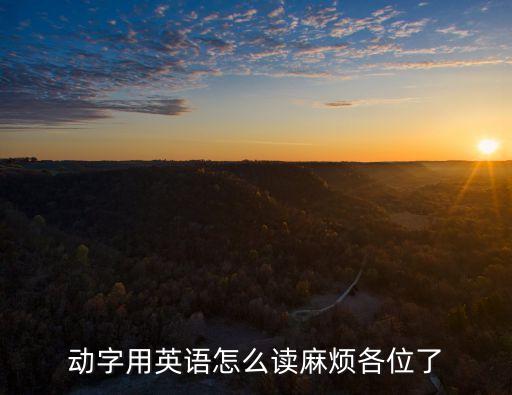 動怎么讀，動字用英語怎么讀麻煩各位了