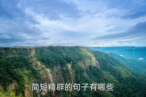 精辟短句，有沒有精辟的短句