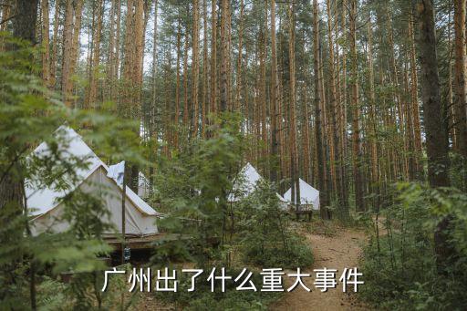 廣州今年發生什么事，廣州出了什么重大事件