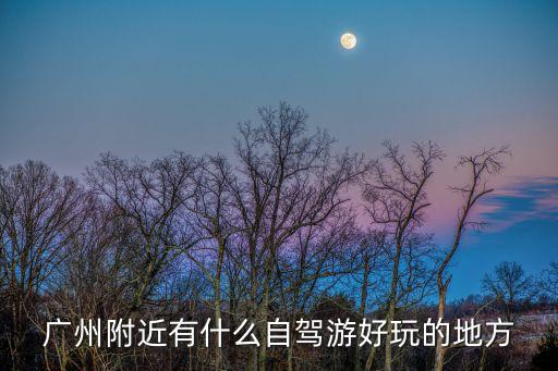 廣州市周邊自駕游游玩攻略，廣州附近有什么自駕游好玩的地方