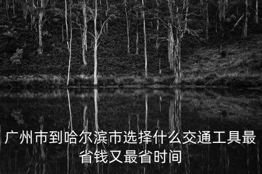 廣州市到哈爾濱市選擇什么交通工具最省錢又最省時間