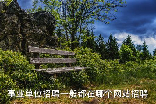 事業單位招聘一般都在哪個網站招聘