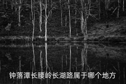 廣州長腰嶺長湖路三號，鐘落潭長腰嶺長湖路屬于哪個地方