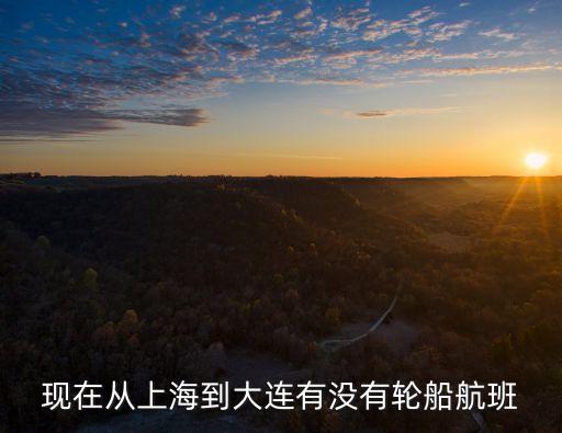 現在從上海到大連有沒有輪船航班