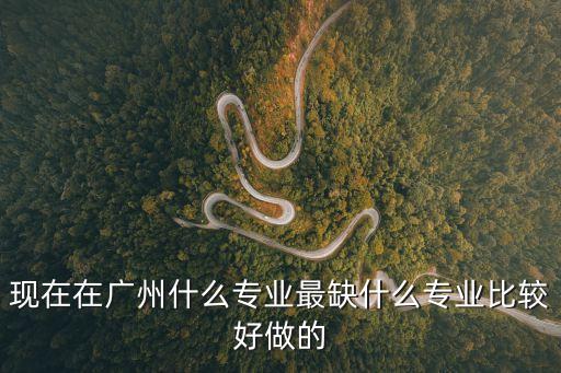 現(xiàn)在在廣州什么專業(yè)最缺什么專業(yè)比較好做的