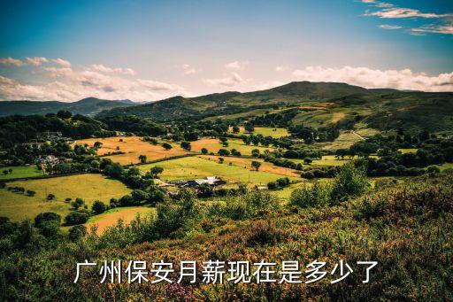 廣州保安工資貼吧，廣州保安月薪現在是多少了