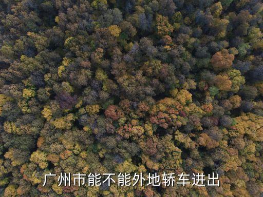 廣州離穗規定私家車，外地車去廣州3天第四天離開廣州需要限行么這3天在市區能隨便開