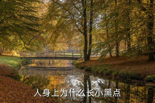小黑點，人身上為什么長小黑點