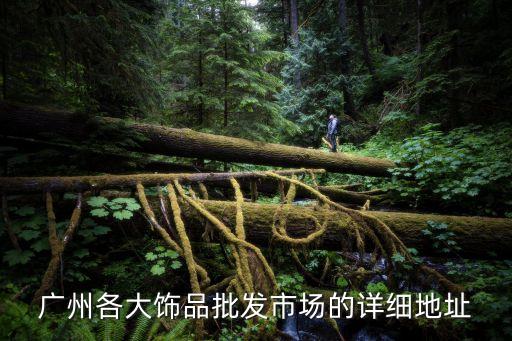廣州各大飾品批發(fā)市場的詳細(xì)地址