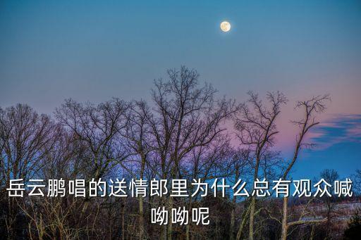 岳云鵬唱的送情郎里為什么總有觀眾喊呦呦呢