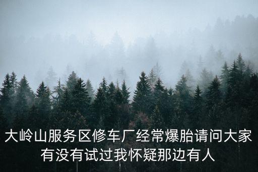廣州一司機服務區修車，服務區能修車嗎