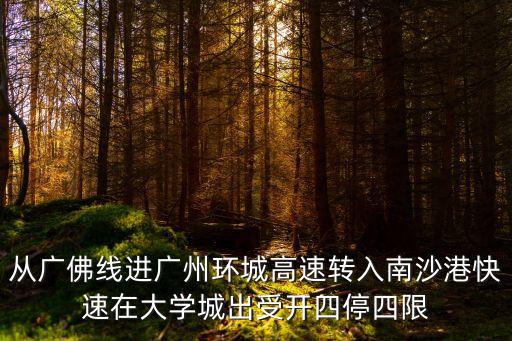 廣州離南沙通道解封了嗎，廣州南沙到佛山哪條路封了