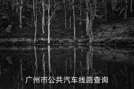 廣州市公共汽車線路查詢