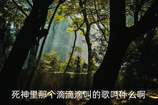 死神里那個滴滴滴叫的歌叫什么啊