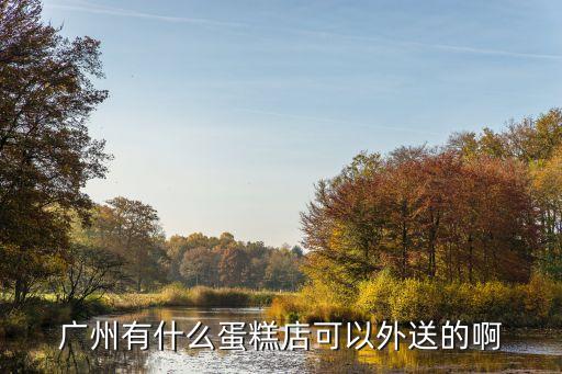 廣州配送的蛋糕，廣州有什么蛋糕店可以外送的啊