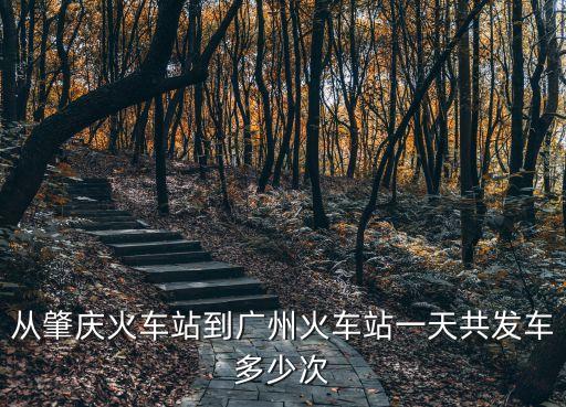 從肇慶火車站到廣州火車站一天共發車多少次