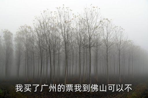現在還可以從廣州去佛山嗎，廣州去佛山的地鐵現在開通了沒有