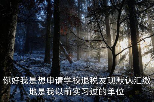 實(shí)習(xí)退稅，北京實(shí)習(xí)生辭職后可以申請(qǐng)退稅嗎
