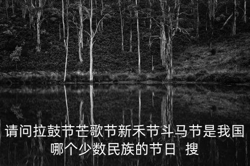 請問拉鼓節芒歌節新禾節斗馬節是我國哪個少數民族的節日  搜