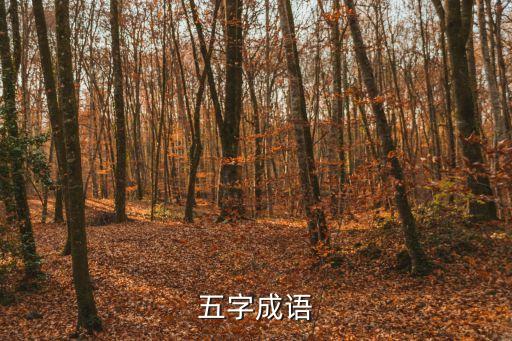 五字成語大全集，五字成語