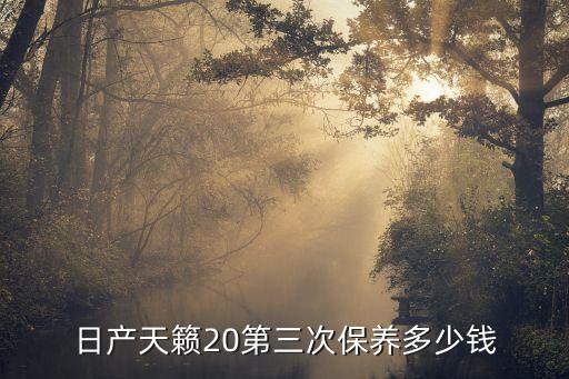 廣州天籟保養工時費，汽修店做日產天籟保養費用一次多少錢