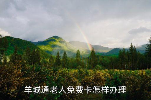 2021非廣州戶籍老人免費乘車卡，羊城通老人免費卡怎樣辦理