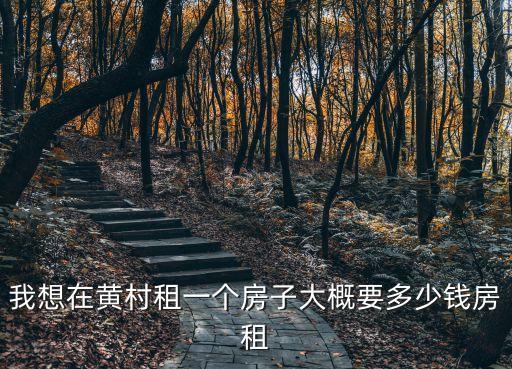 我想在黃村租一個房子大概要多少錢房租