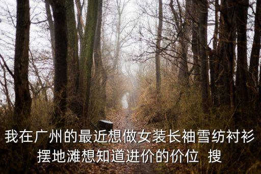 廣州女長(zhǎng)袖襯衫，本人在廣州想買(mǎi)一些長(zhǎng)袖的工作裝襯衫之類(lèi)哪里的比較便宜