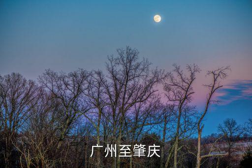 廣州感染者到過肇慶哪里，廣州到肇慶走哪里