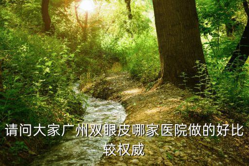 廣州哪個醫院能做雙眼皮，不知道在 廣州雙眼皮手術哪家醫院可以做的啊