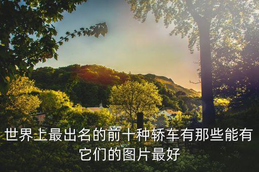 各種車圖片，那種汽車最好不帶價錢觀自帶圖片