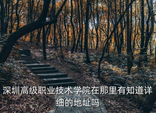szpt，深圳職業技術學院在哪