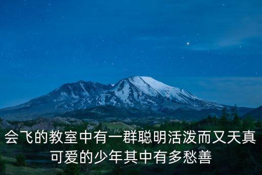 會飛的教室中有一群聰明活潑而又天真可愛的少年其中有多愁善