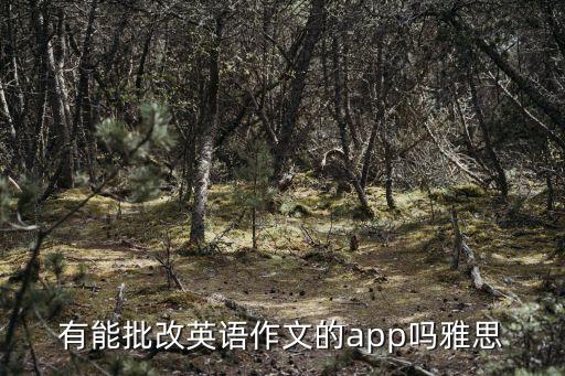 有能批改英語作文的app嗎雅思