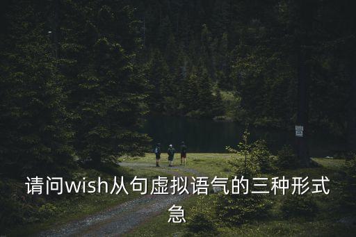請問wish從句虛擬語氣的三種形式急