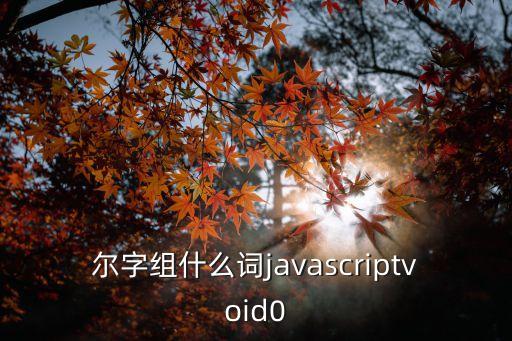 爾字組什么詞javascriptvoid0