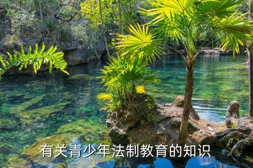 青少年法治教育大綱，有關青少年法制教育的知識