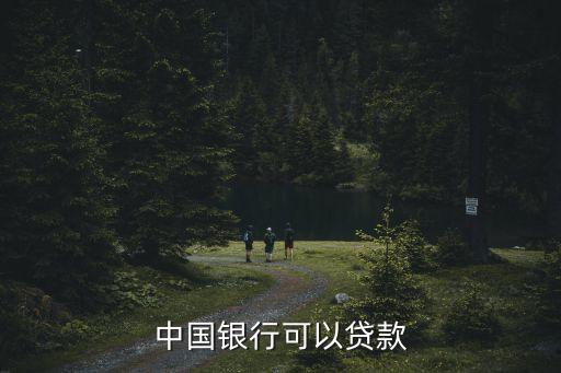 中國銀行貸款，中國銀行可以貸款