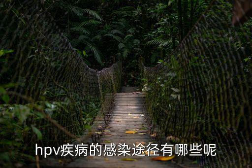 hpv疾病的感染途徑有哪些呢