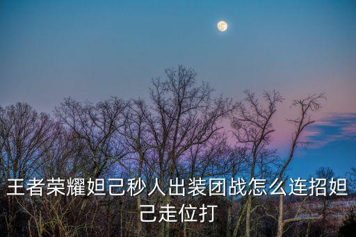 妲己連招，王者榮耀妲己連招是231還是213