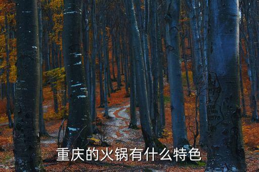 重慶的火鍋有什么特色