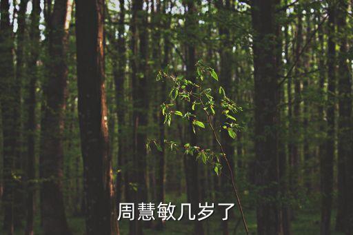 周慧敏幾歲了