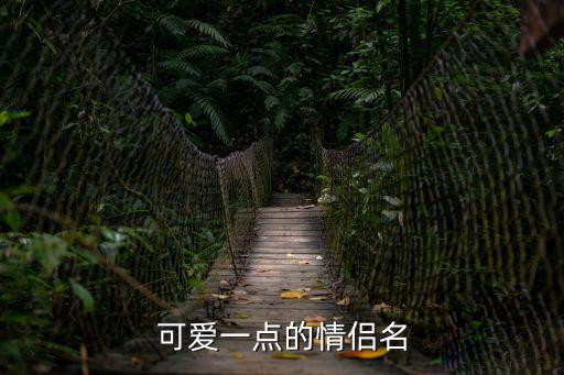 可愛一點的情侶名