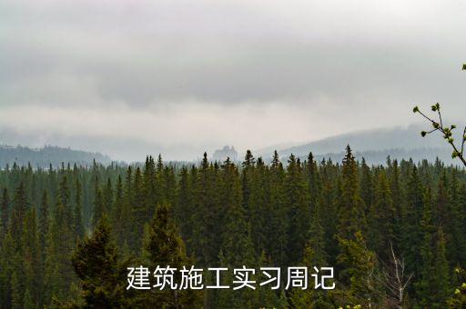 實習周記500，建筑施工實習周記