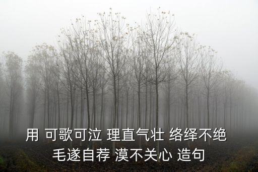毛遂自薦造句，毛遂自薦造句子