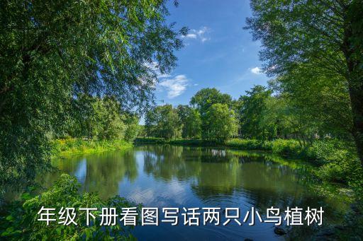 植樹(shù)看圖寫(xiě)話二年級(jí)，年級(jí)下冊(cè)看圖寫(xiě)話兩只小鳥(niǎo)植樹(shù)