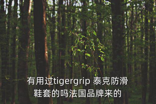 防滑鞋套，有用過tigergrip 泰克防滑鞋套的嗎法國品牌來的